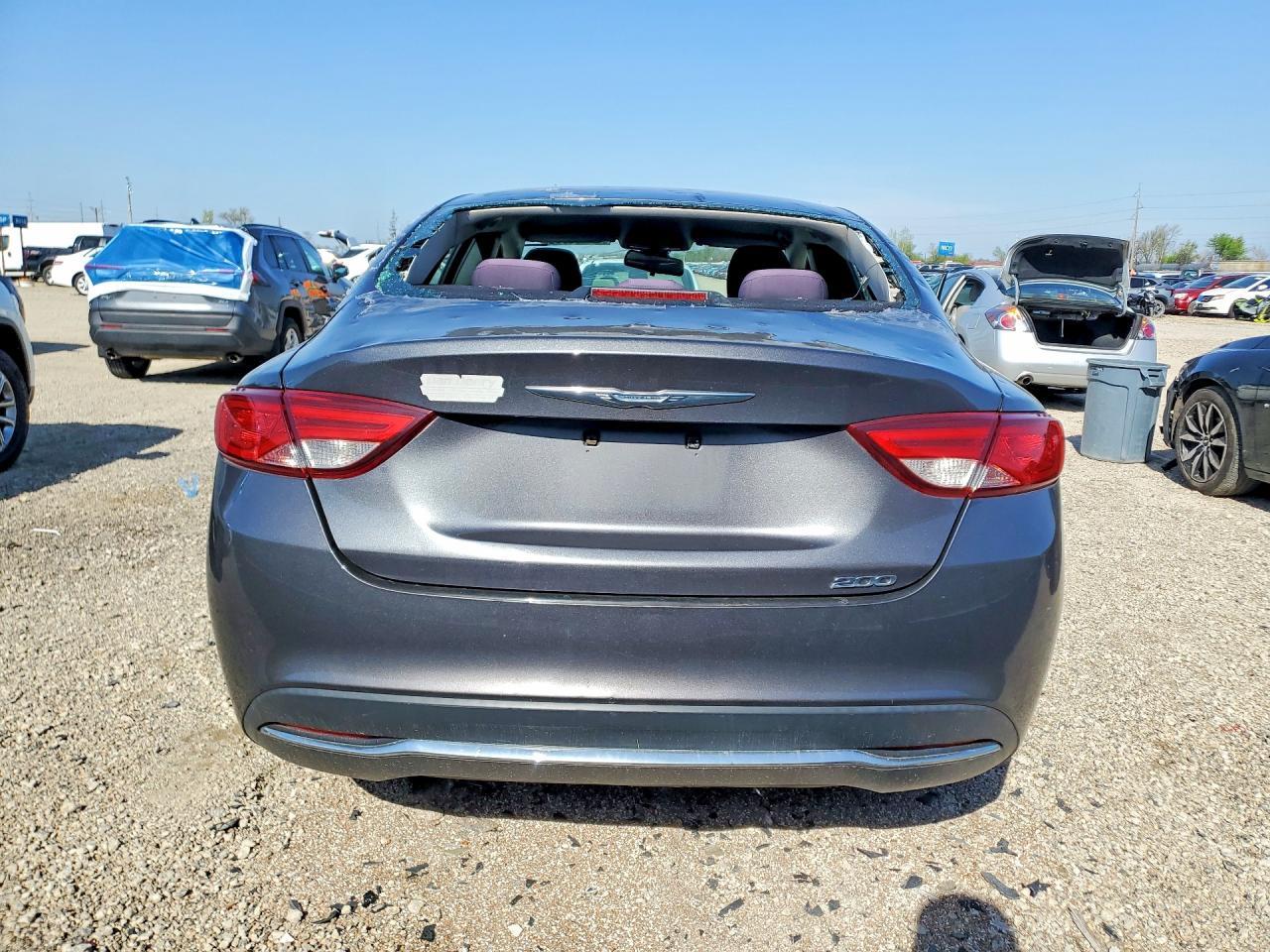 2015 Chrysler 200 Limited Серый vin: 1C3CCCABXFN646331