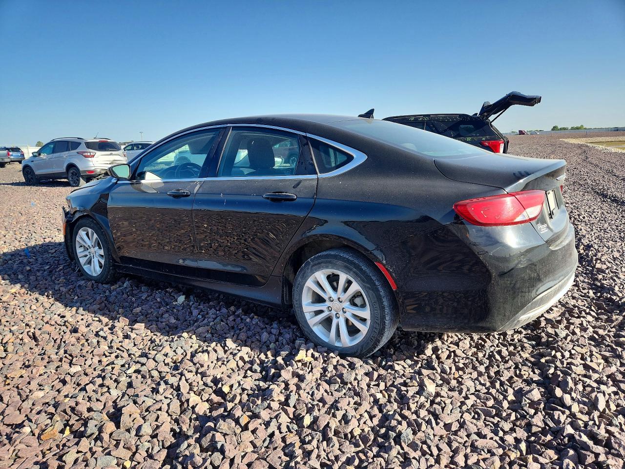 2015 Chrysler 200 Limited Black vin: 1C3CCCABXFN648063