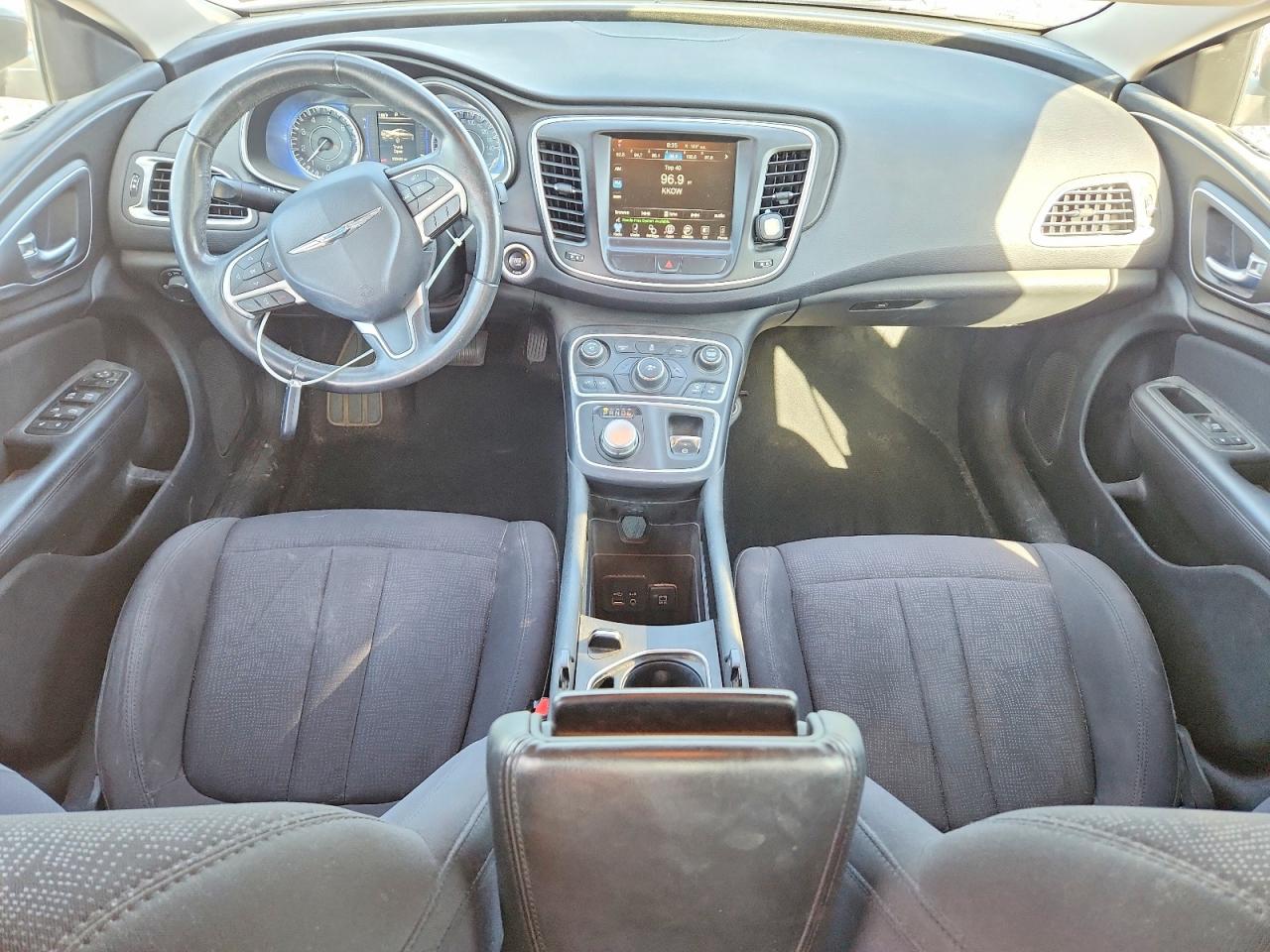 2015 Chrysler 200 Limited Black vin: 1C3CCCABXFN648063
