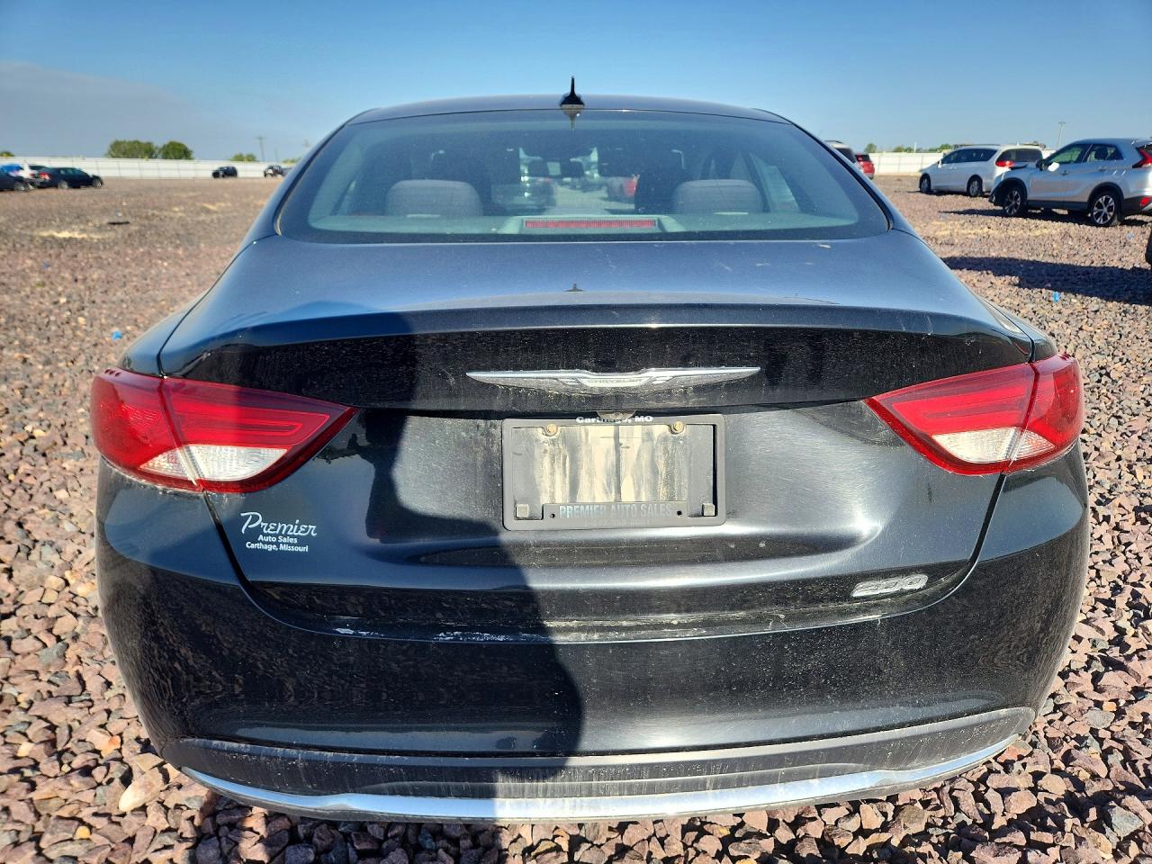 2015 Chrysler 200 Limited Black vin: 1C3CCCABXFN648063