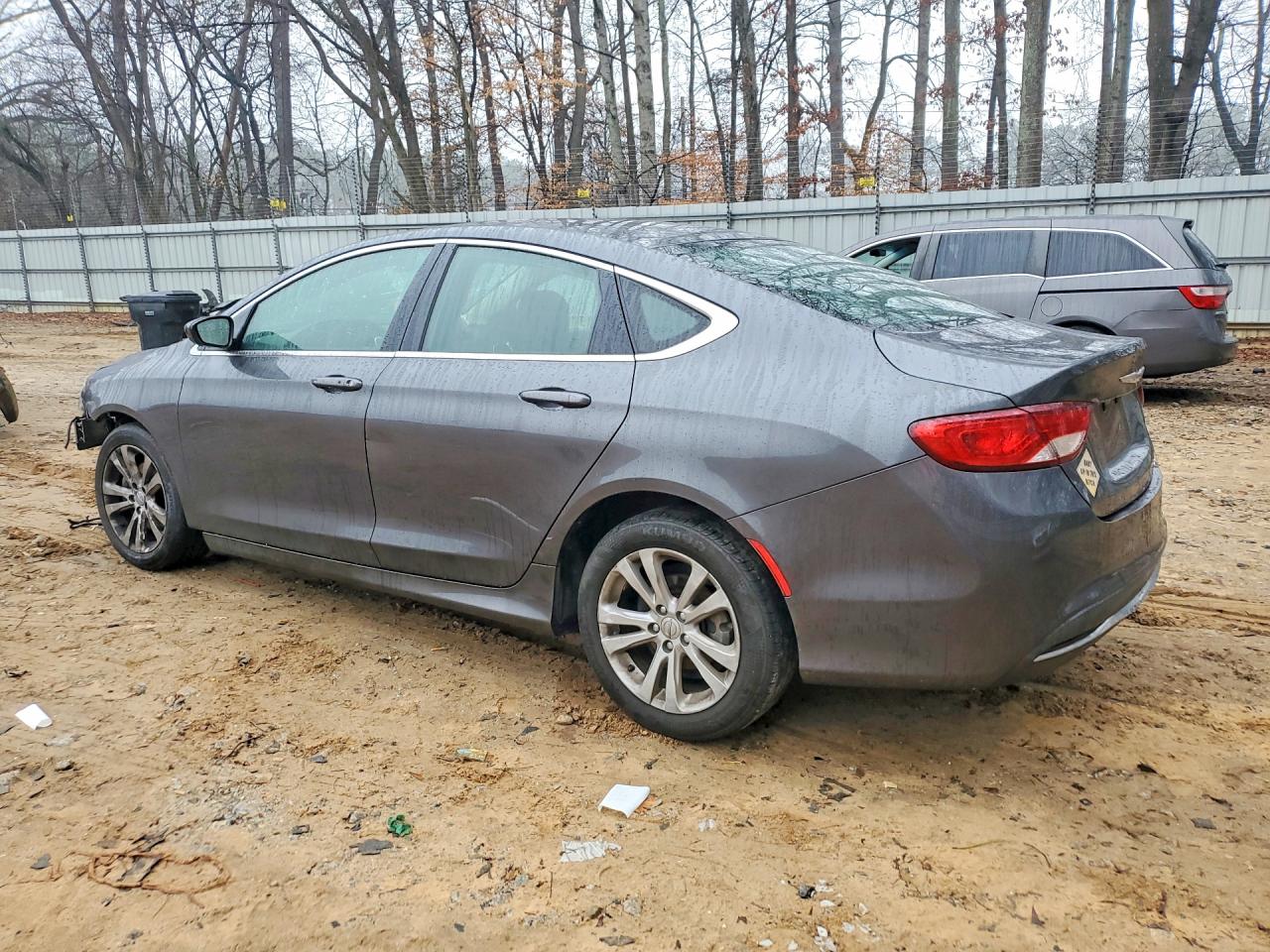 2015 Chrysler 200 Limited Gray vin: 1C3CCCABXFN677417