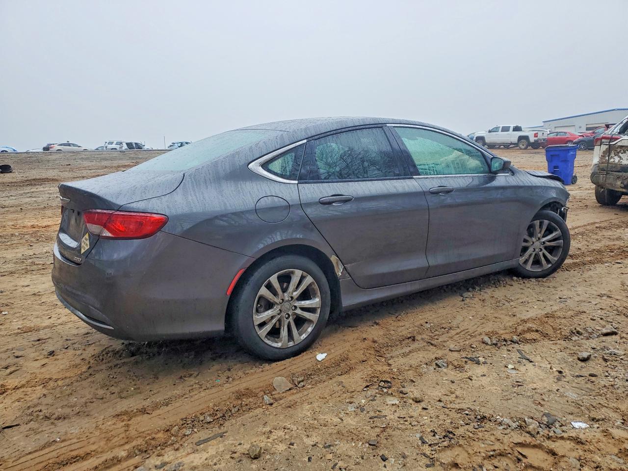 2015 Chrysler 200 Limited Gray vin: 1C3CCCABXFN677417