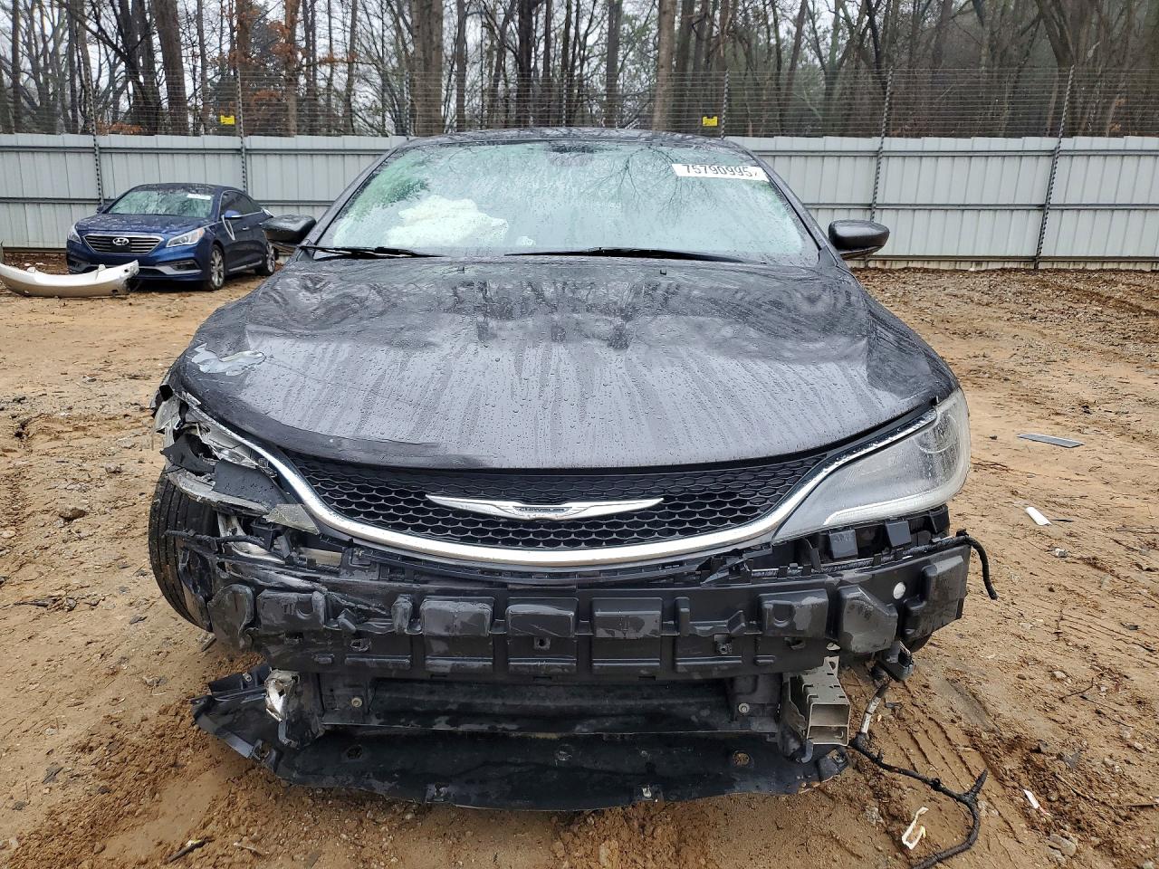 2015 Chrysler 200 Limited Gray vin: 1C3CCCABXFN677417