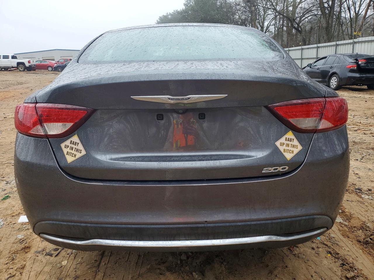 2015 Chrysler 200 Limited Gray vin: 1C3CCCABXFN677417