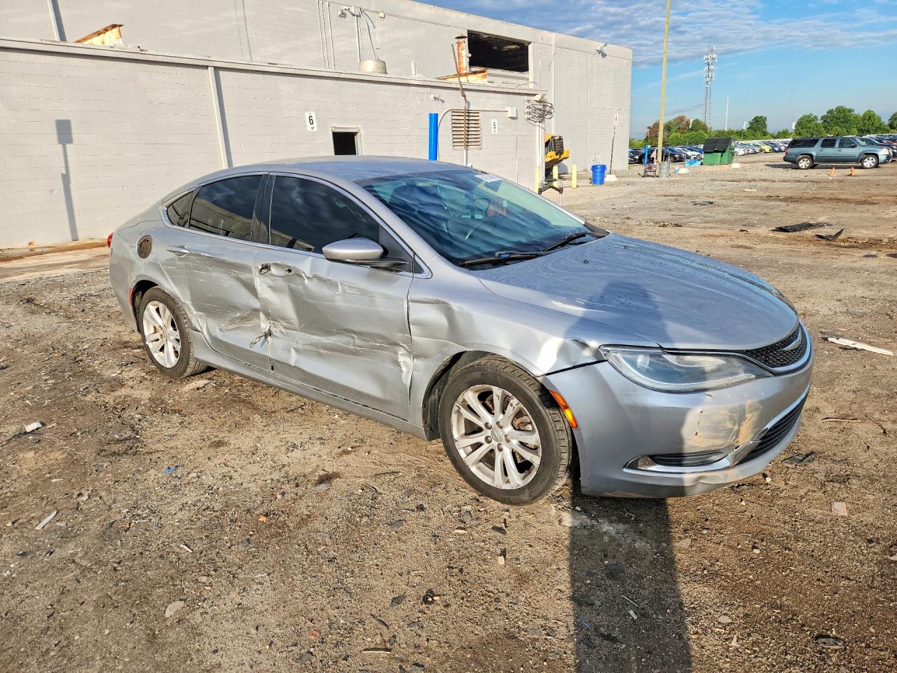 2015 Chrysler 200 Limited Silver vin: 1C3CCCABXFN677482