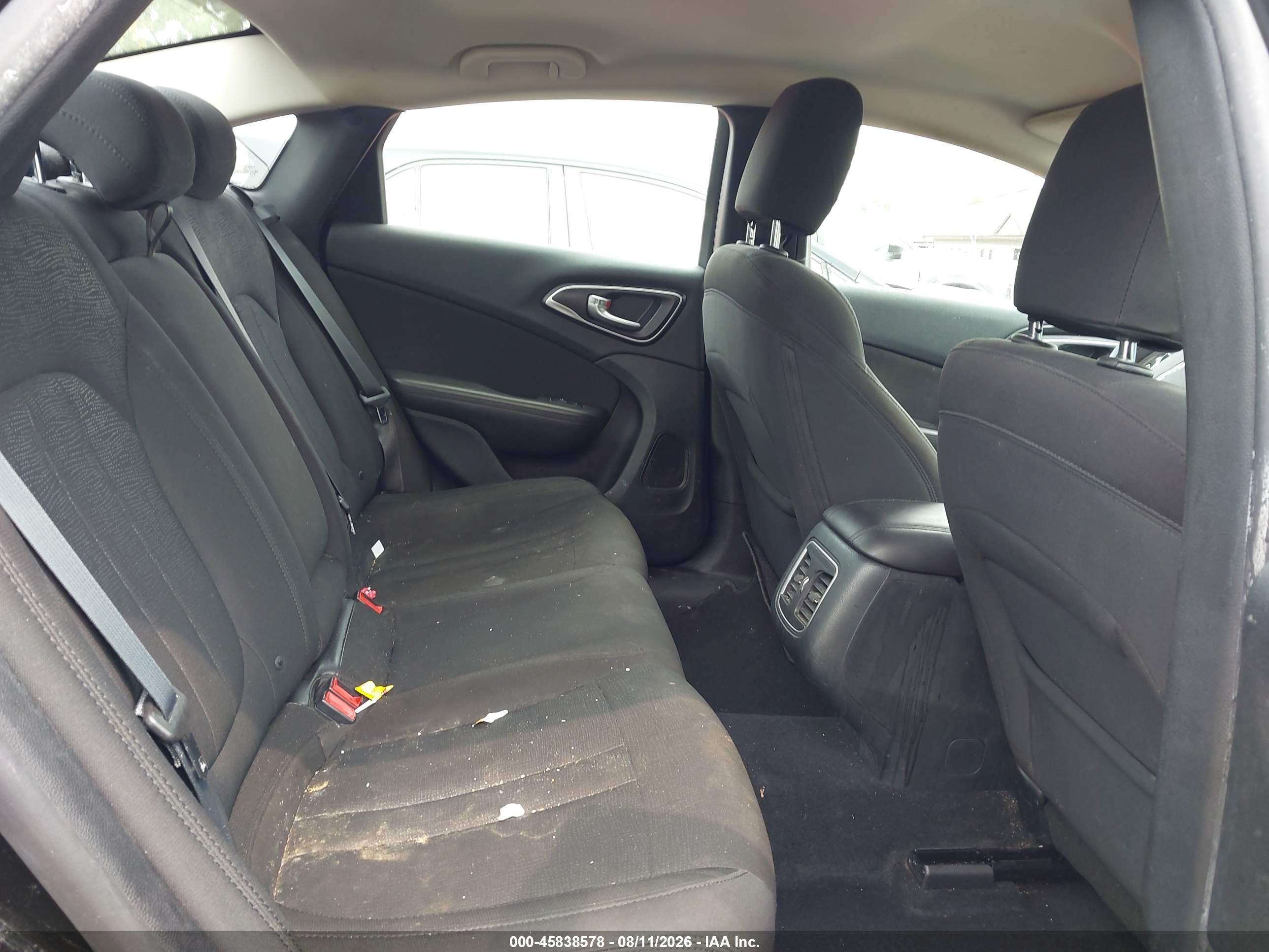 2015 Chrysler 200 Limited Black vin: 1C3CCCABXFN686215