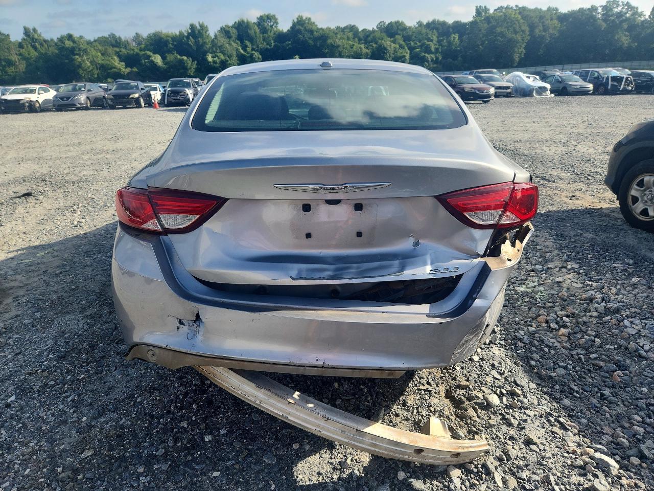 2015 Chrysler 200 Limited Silver vin: 1C3CCCABXFN686487