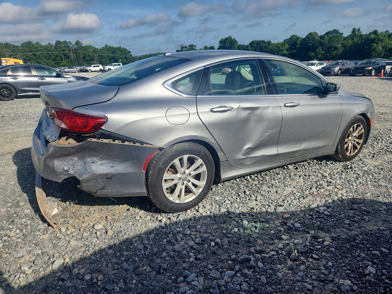 2015 Chrysler 200 Limited Silver vin: 1C3CCCABXFN686487