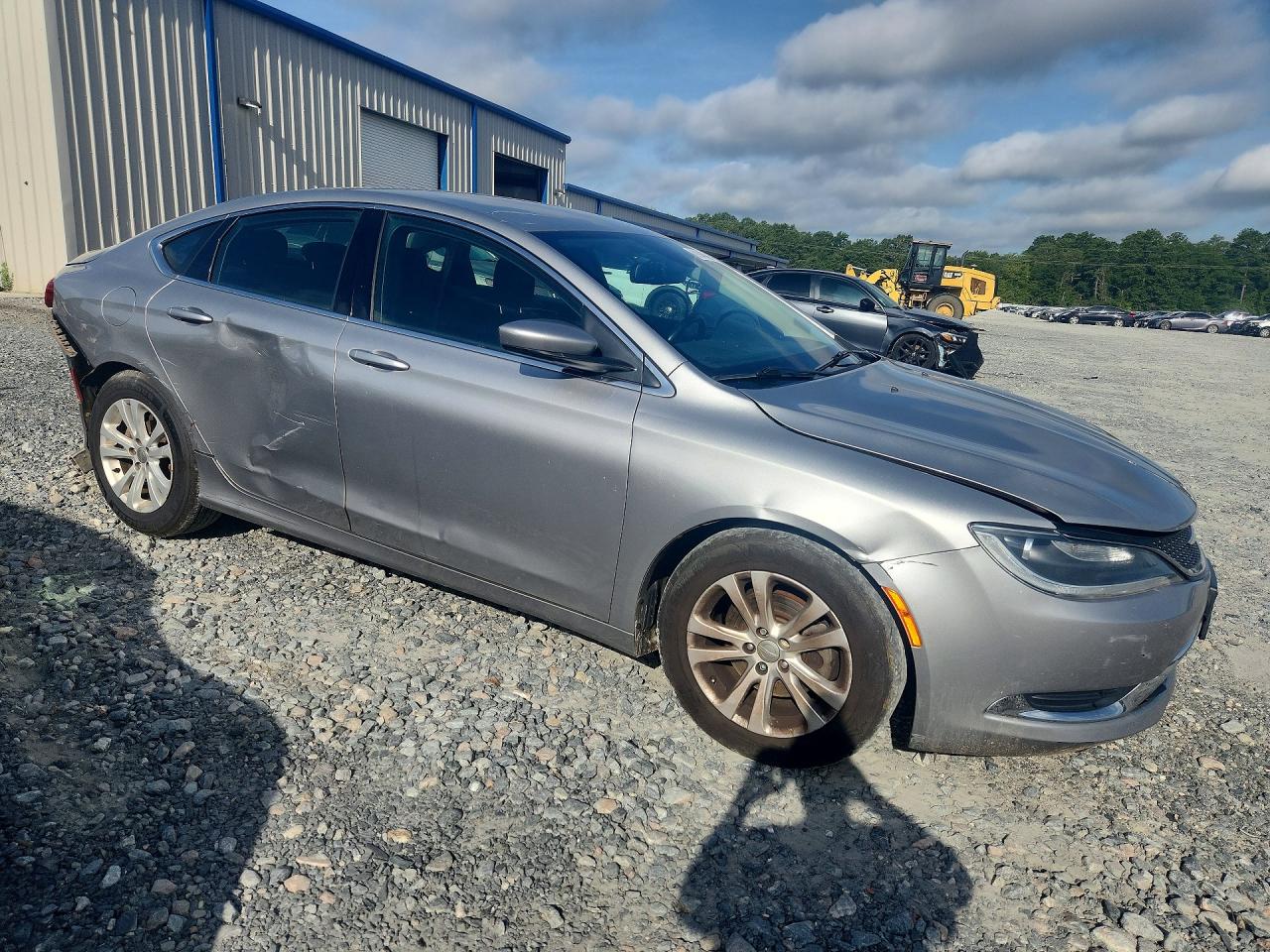2015 Chrysler 200 Limited Silver vin: 1C3CCCABXFN686487