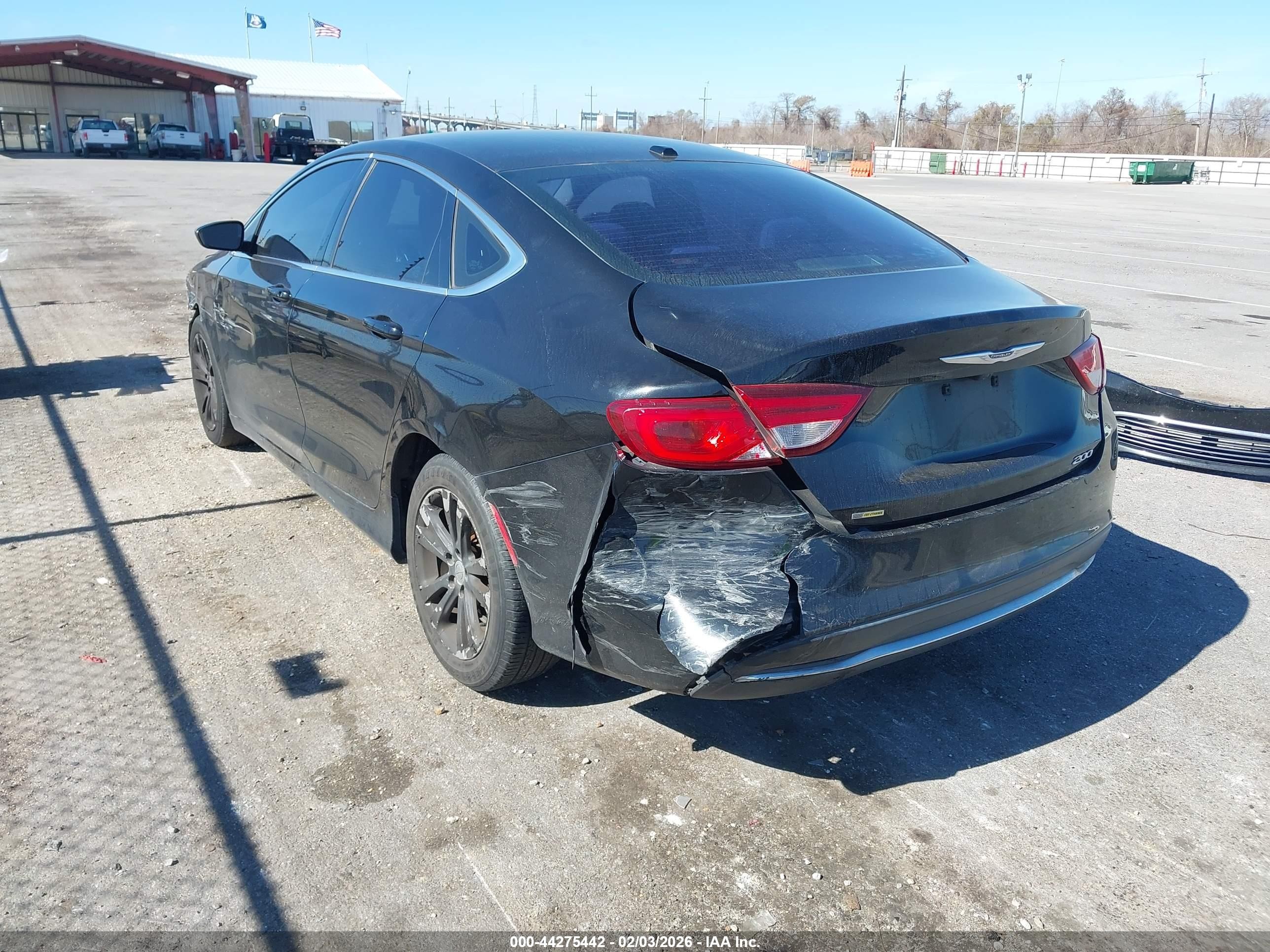 2015 Chrysler 200 Limited Черный vin: 1C3CCCABXFN687672