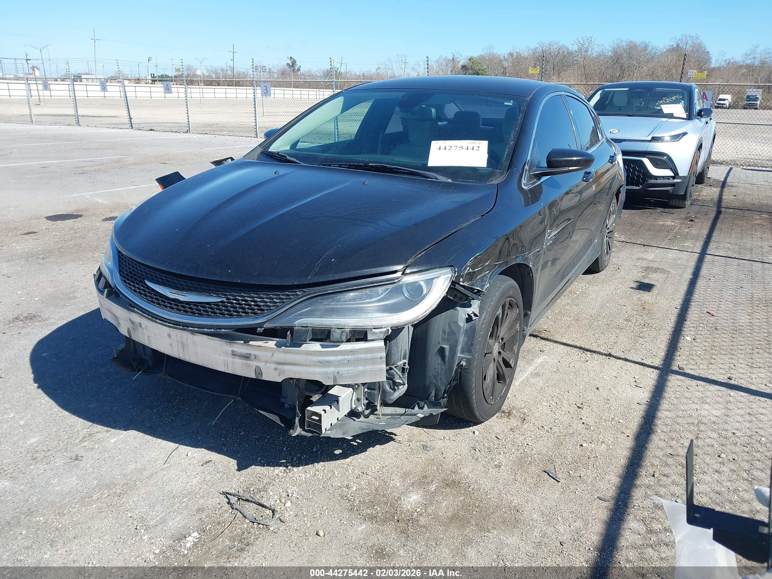 2015 Chrysler 200 Limited Черный vin: 1C3CCCABXFN687672