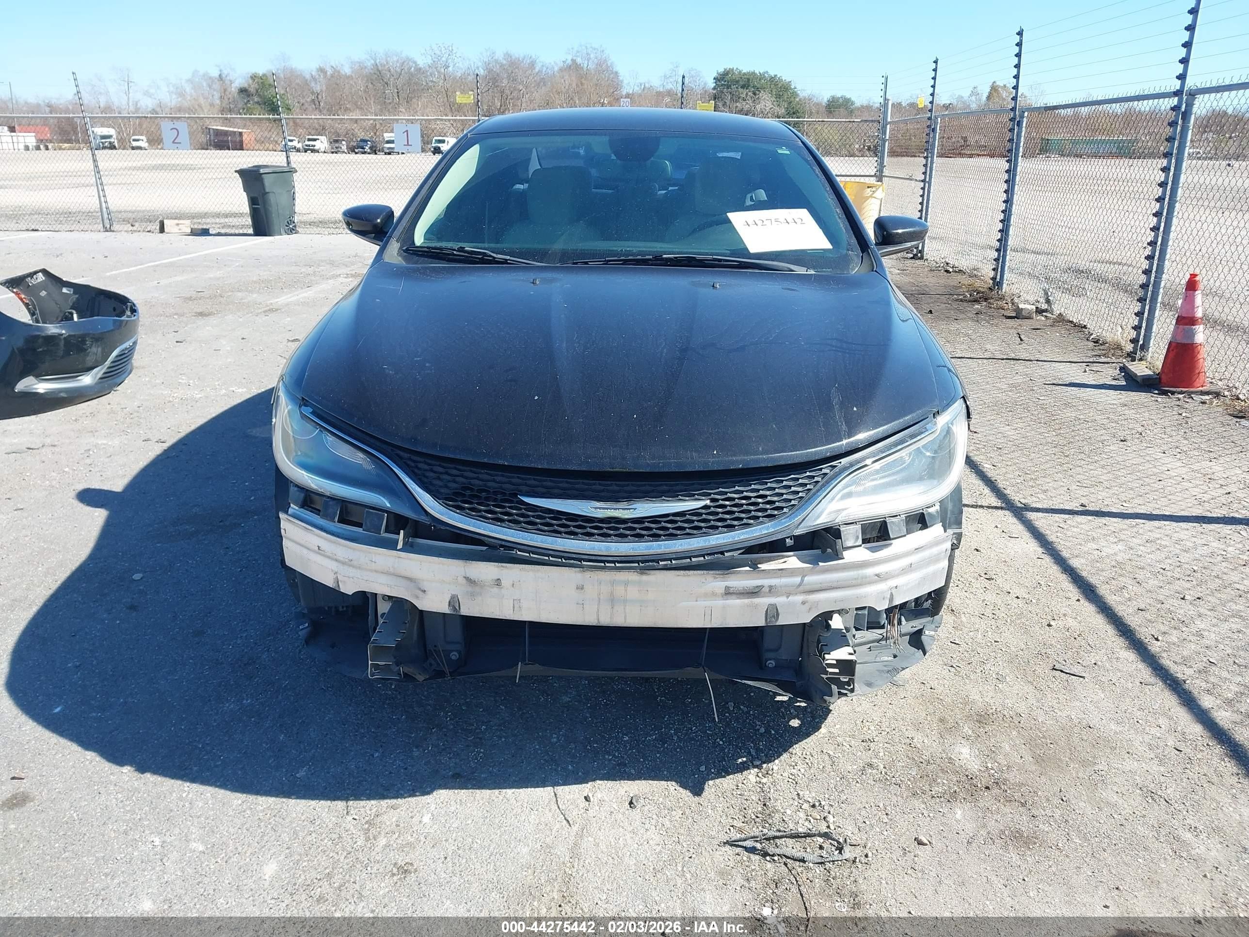 2015 Chrysler 200 Limited Черный vin: 1C3CCCABXFN687672