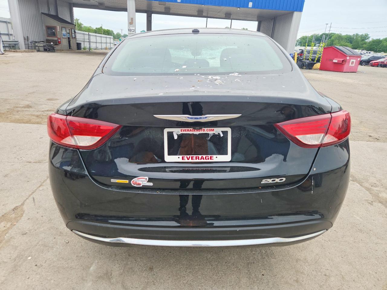 2015 Chrysler 200 Limited Black vin: 1C3CCCABXFN695593