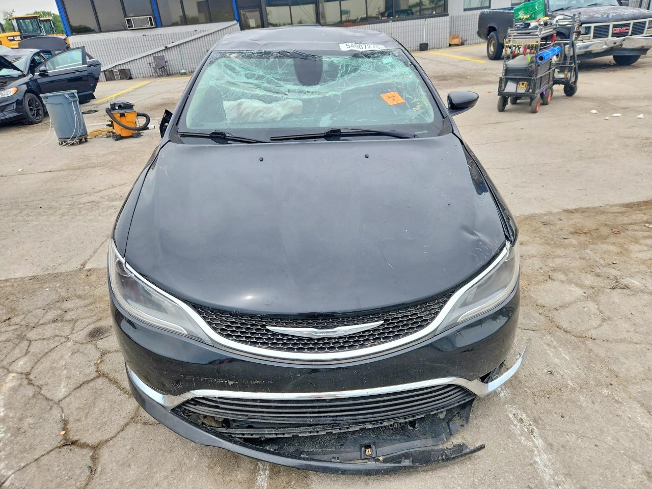 2015 Chrysler 200 Limited Black vin: 1C3CCCABXFN695593