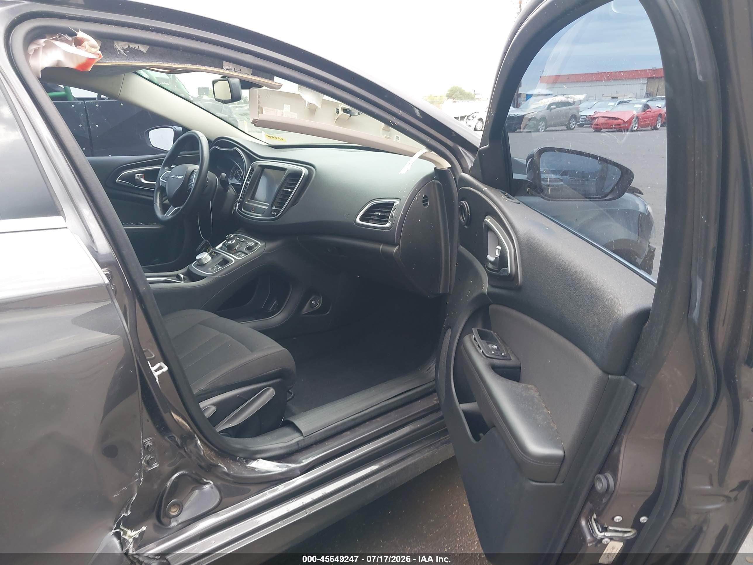 2015 Chrysler 200 Limited Серый vin: 1C3CCCABXFN748440