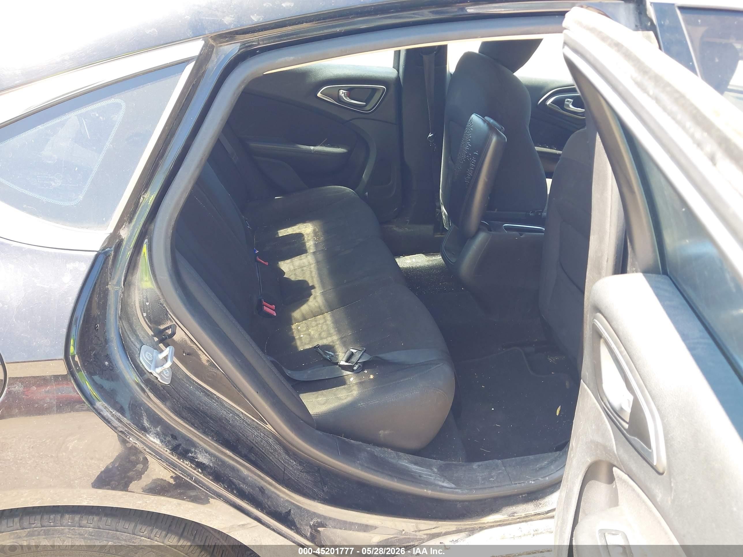 2015 Chrysler 200 Limited Black vin: 1C3CCCABXFN753749