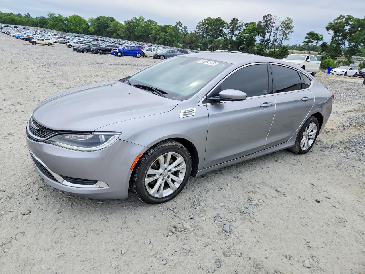 2016 Chrysler 200 Limited Silver vin: 1C3CCCABXGN159809