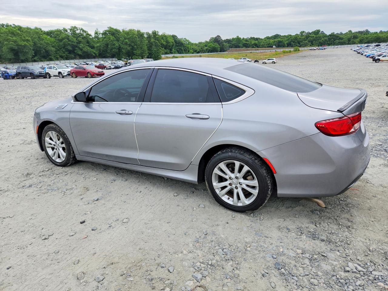 2016 Chrysler 200 Limited Silver vin: 1C3CCCABXGN159809