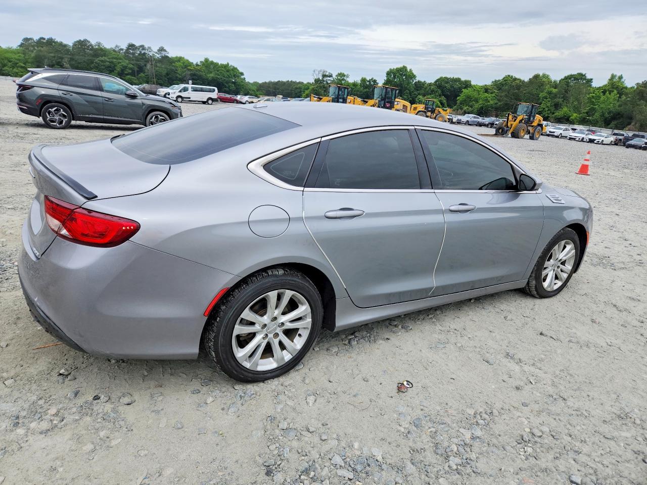 2016 Chrysler 200 Limited Silver vin: 1C3CCCABXGN159809
