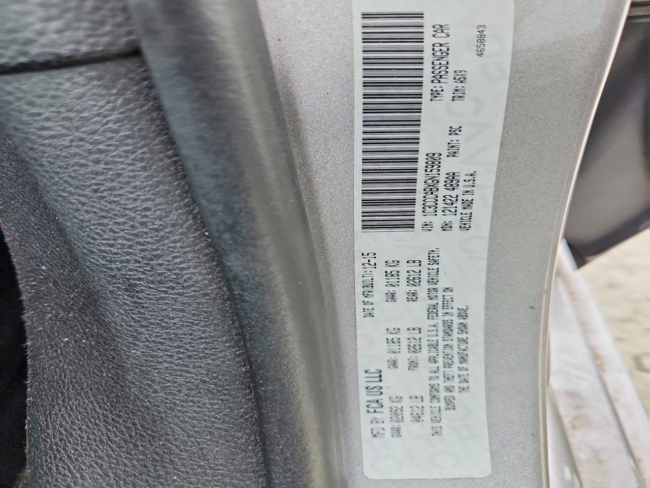 2016 Chrysler 200 Limited Silver vin: 1C3CCCABXGN159809