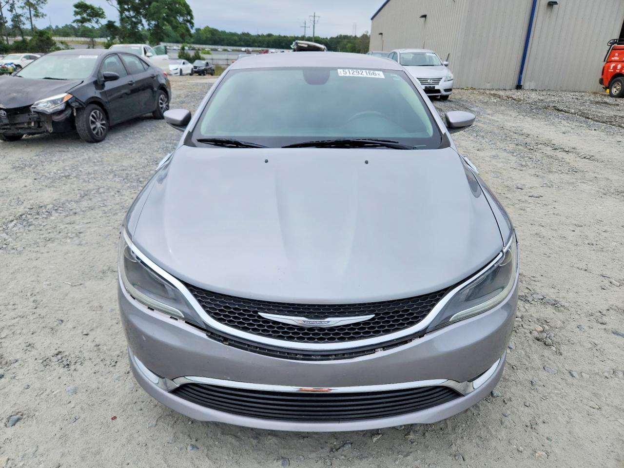 2016 Chrysler 200 Limited Silver vin: 1C3CCCABXGN159809