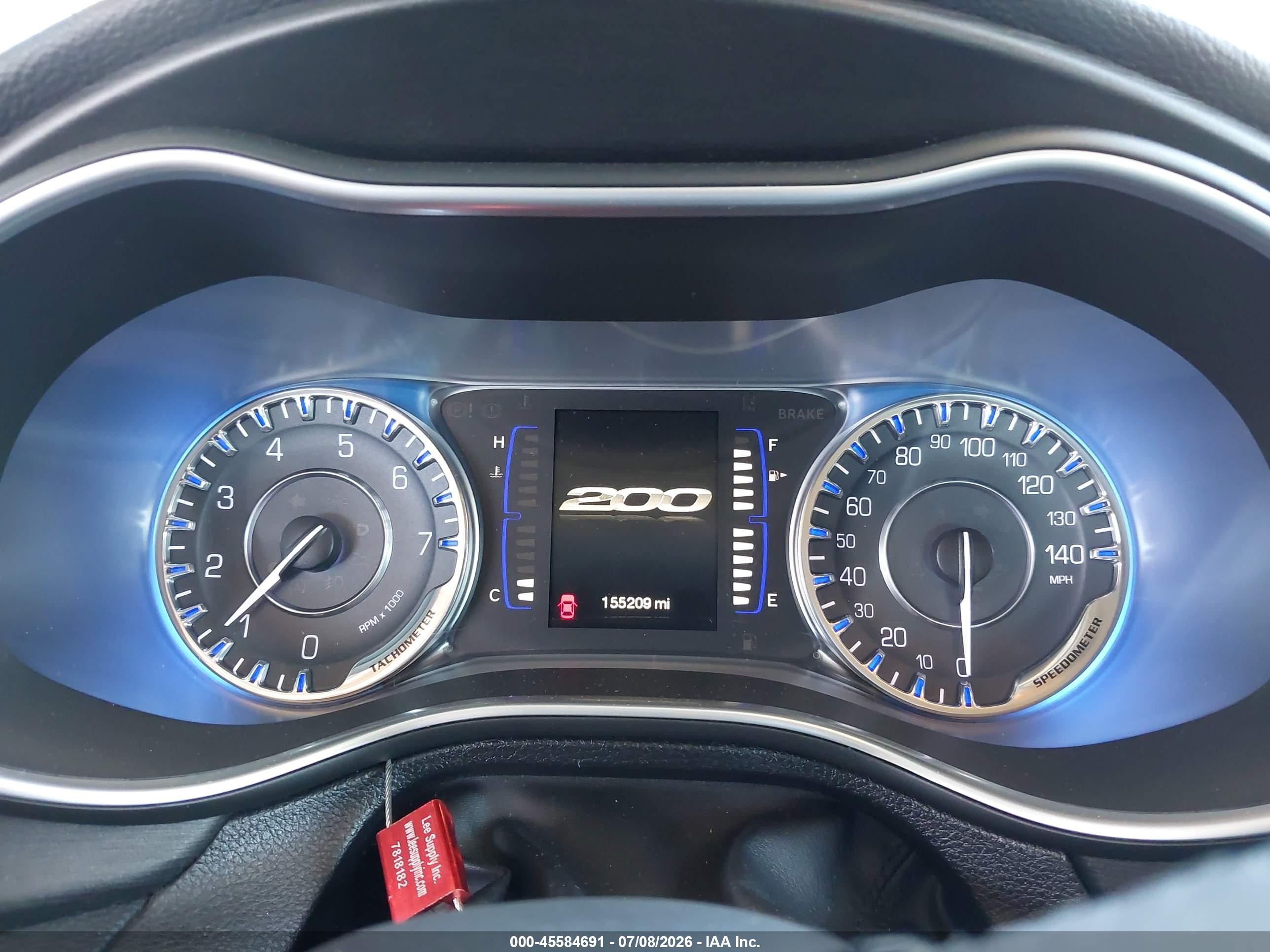 2015 Chrysler 200 Limited Silver vin: 1C3CCCAG0FN731609