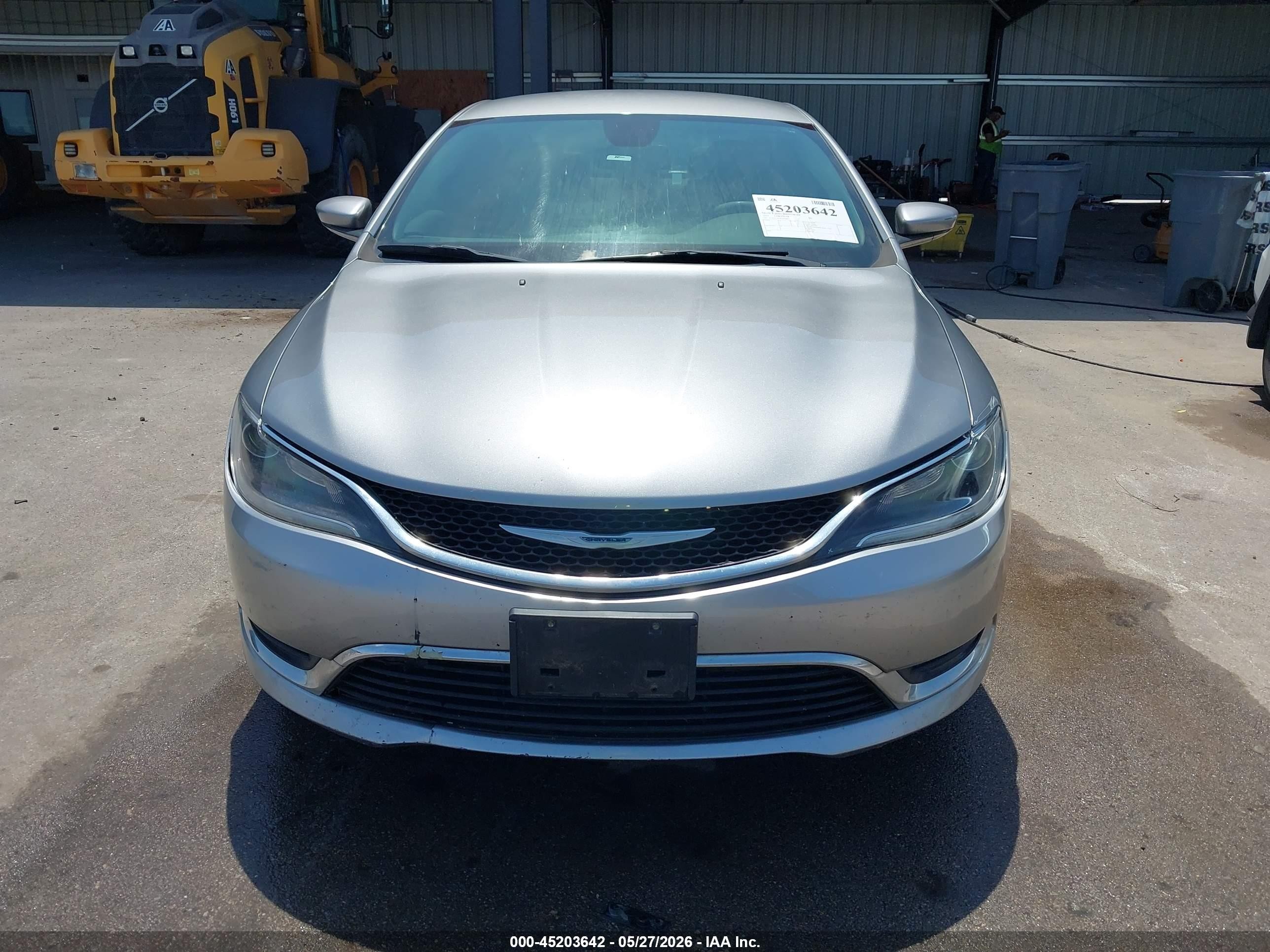 2015 Chrysler 200 Limited Silver vin: 1C3CCCAG4FN758800
