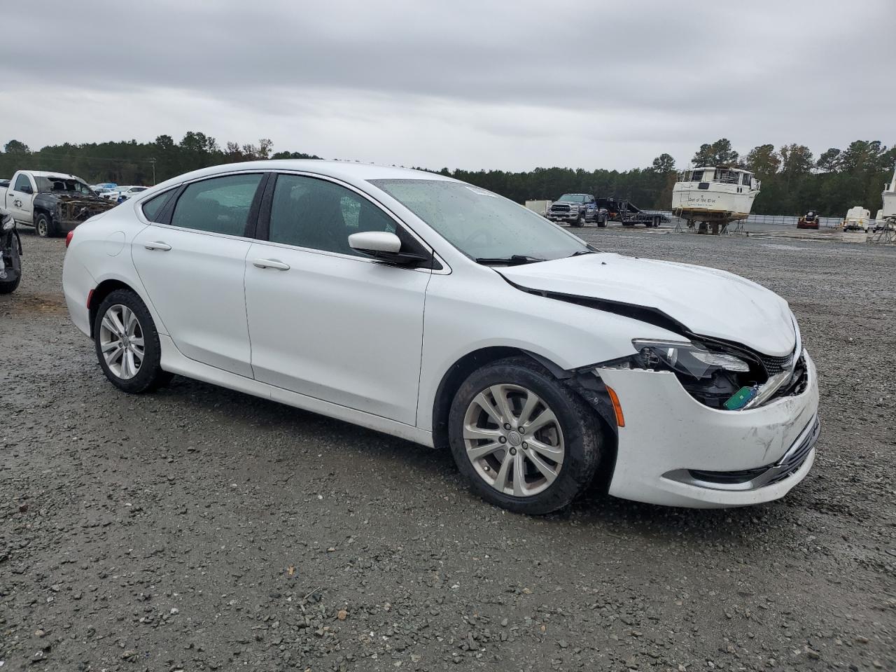 2017 Chrysler 200 Limited Белый vin: 1C3CCCAG6HN503875