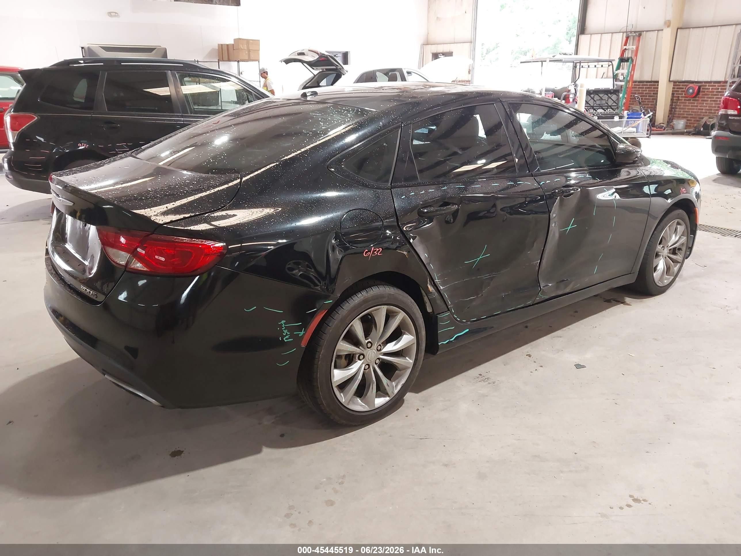 2015 Chrysler 200 S Black vin: 1C3CCCBB0FN542526