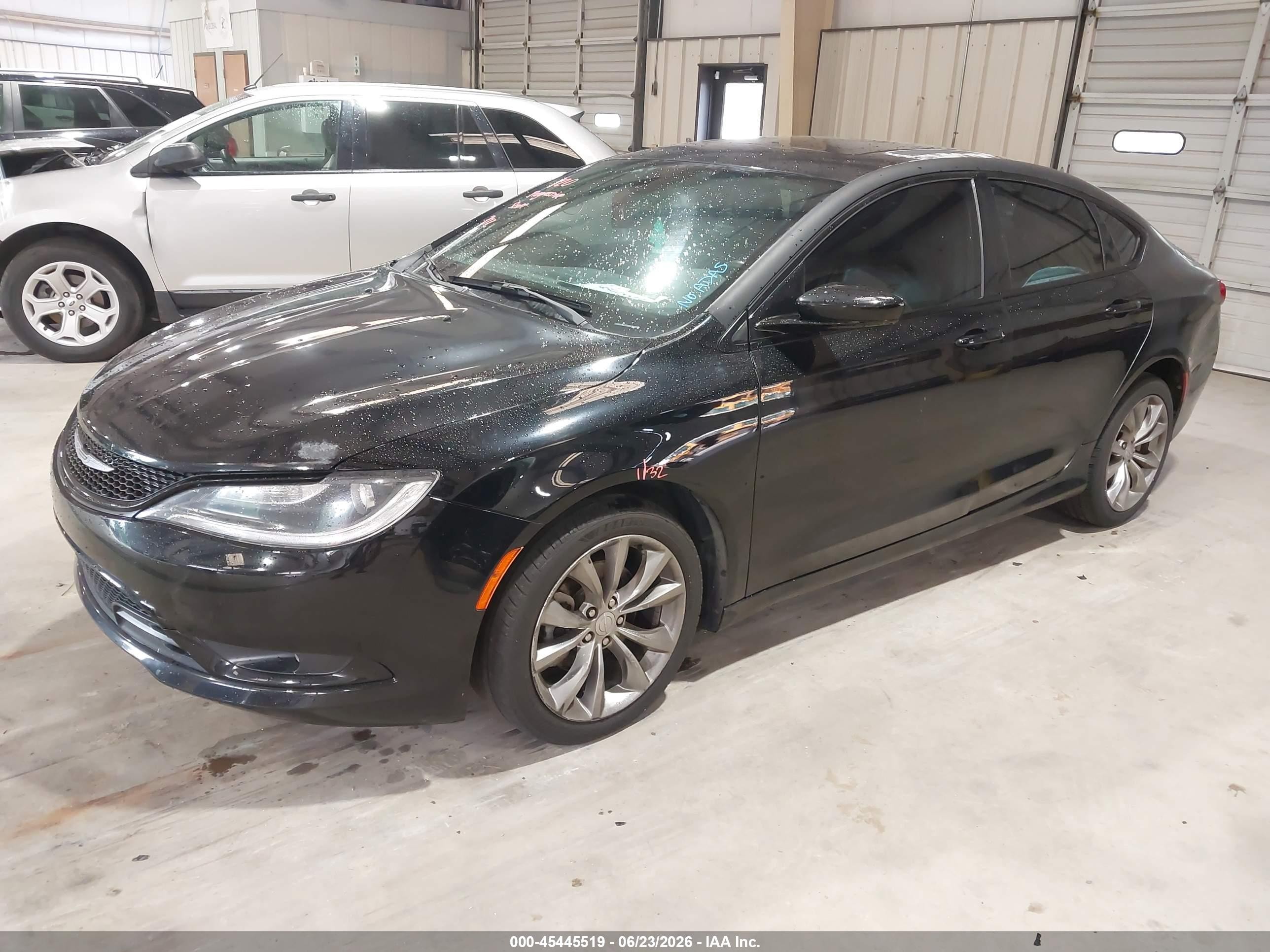 2015 Chrysler 200 S Black vin: 1C3CCCBB0FN542526