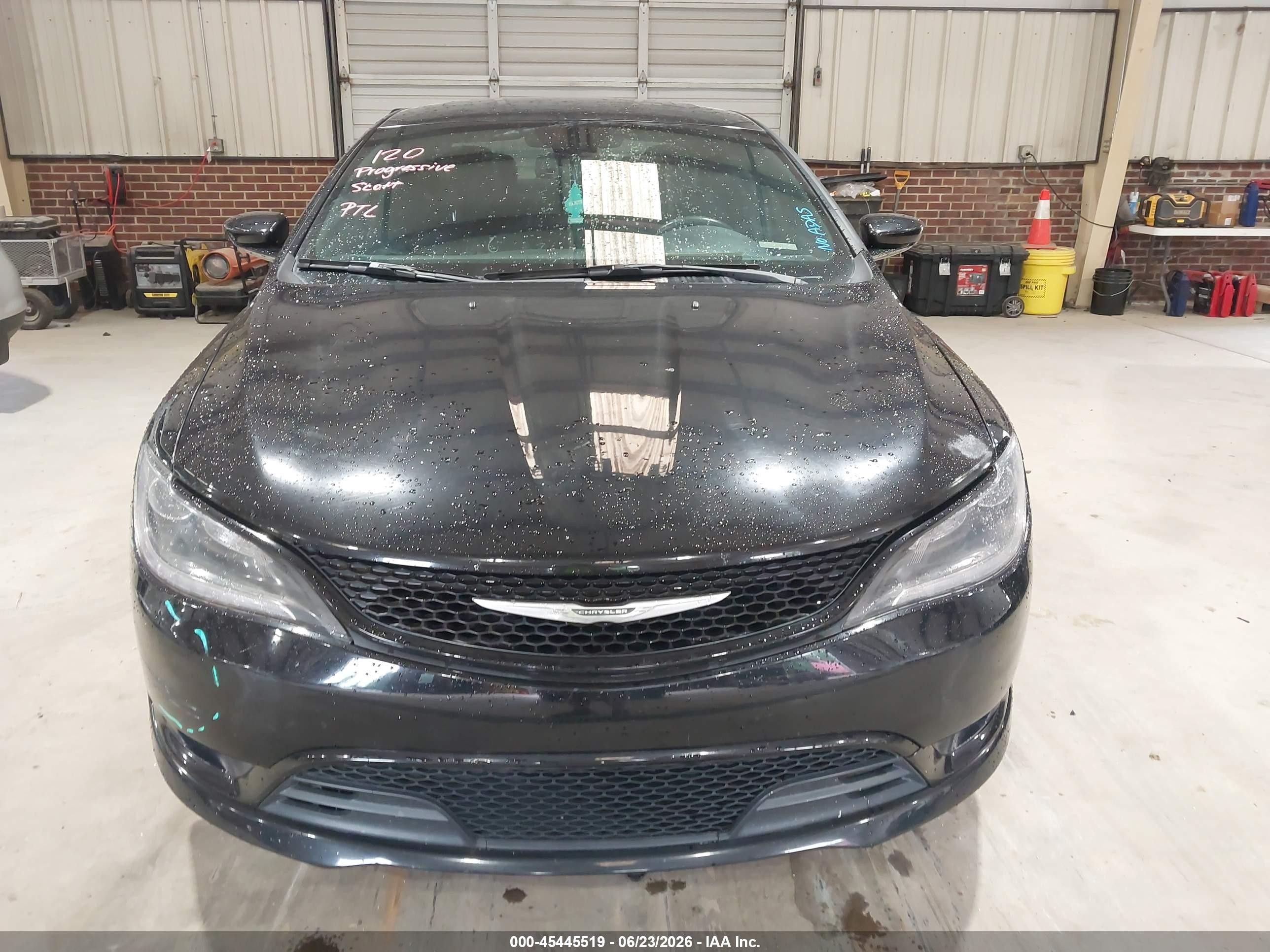 2015 Chrysler 200 S Black vin: 1C3CCCBB0FN542526