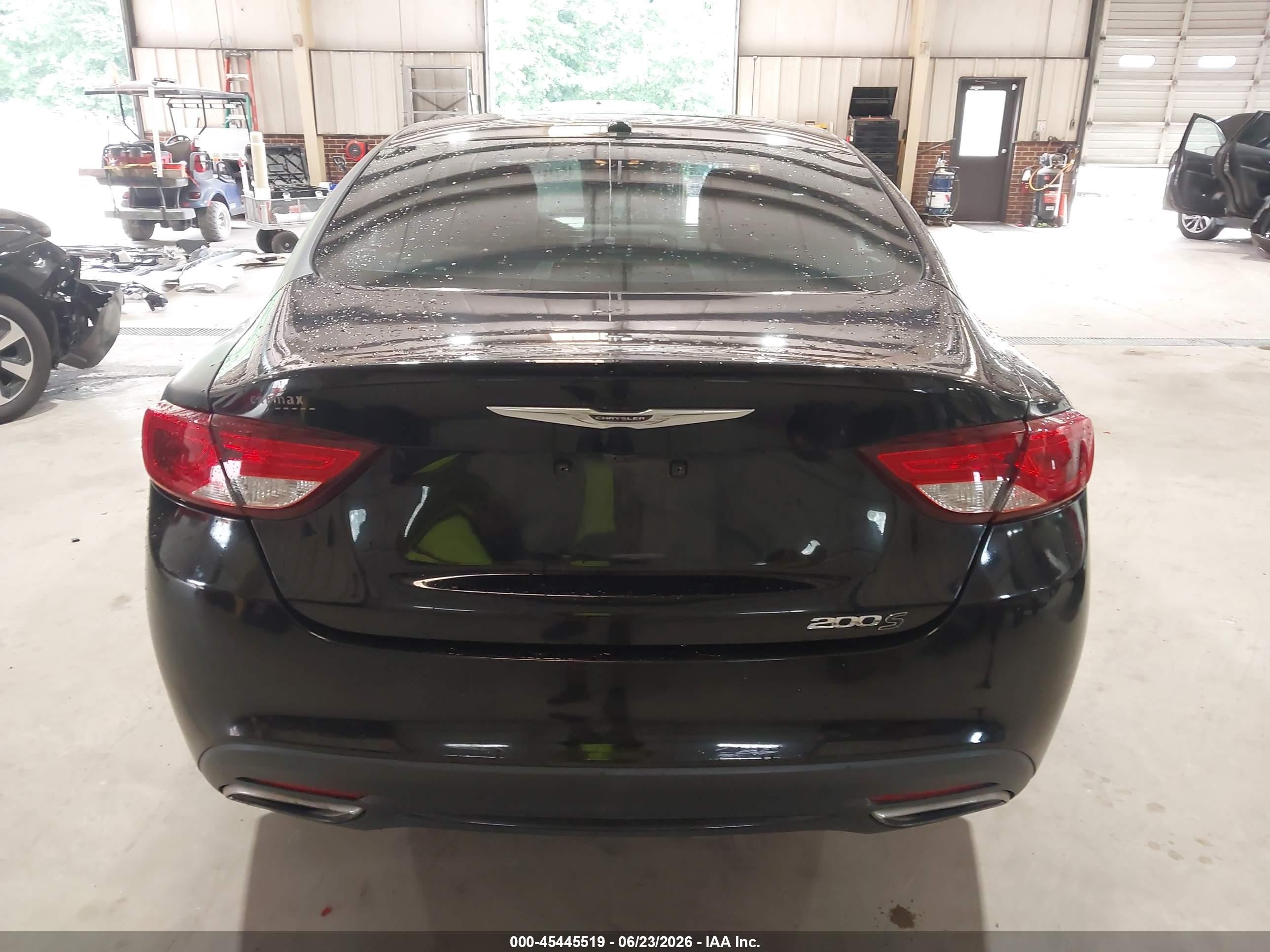 2015 Chrysler 200 S Black vin: 1C3CCCBB0FN542526