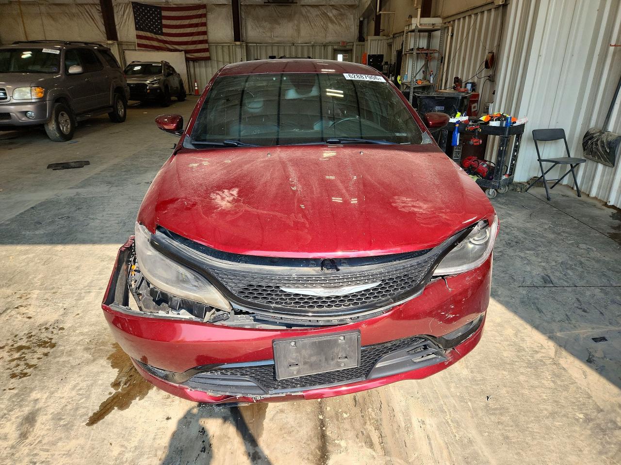 2015 Chrysler 200 S Burgundy vin: 1C3CCCBB0FN554577