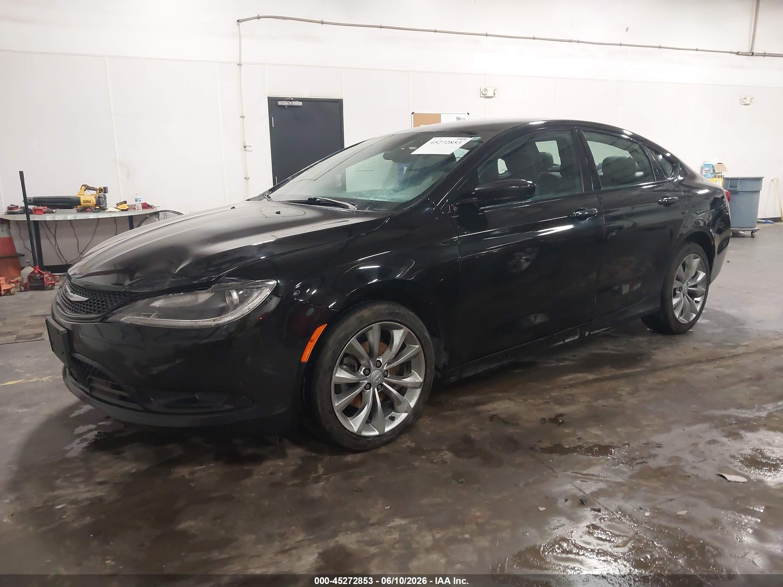 2015 Chrysler 200 S Black vin: 1C3CCCBB0FN600196