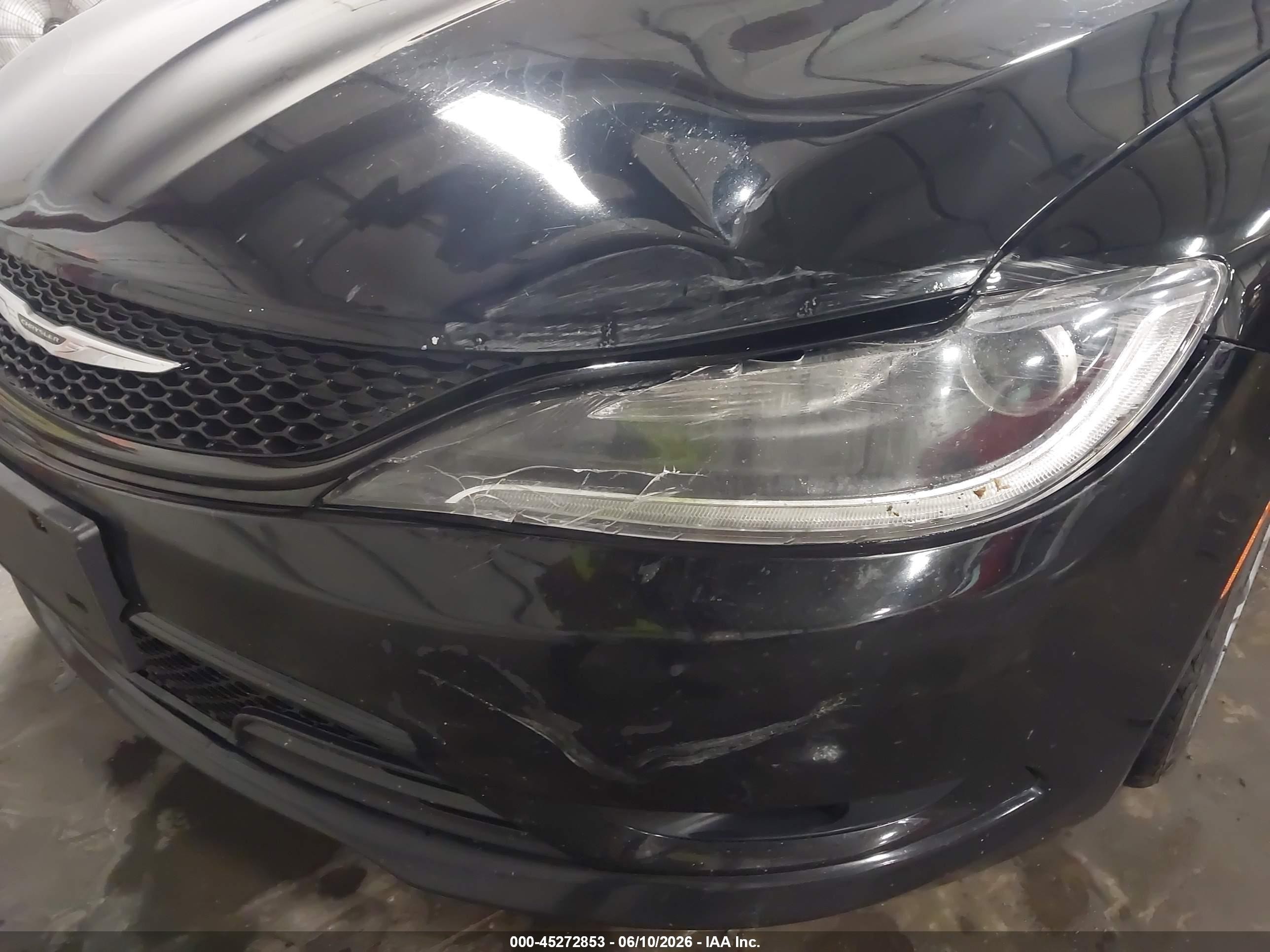 2015 Chrysler 200 S Black vin: 1C3CCCBB0FN600196