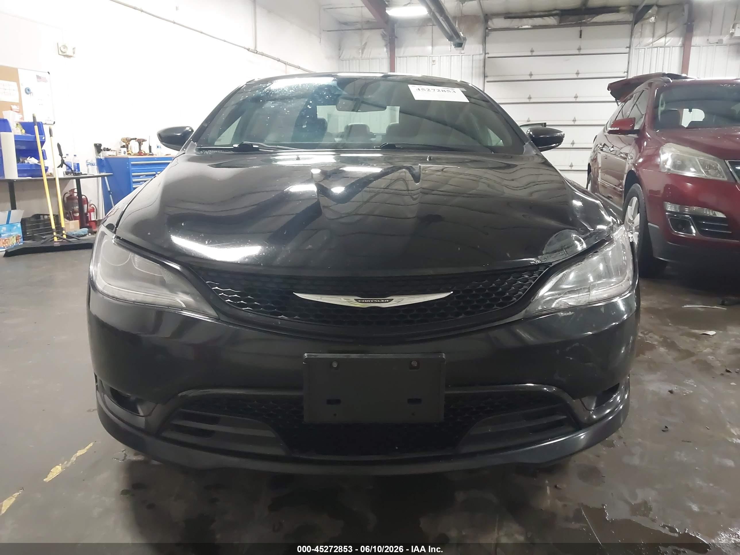2015 Chrysler 200 S Black vin: 1C3CCCBB0FN600196