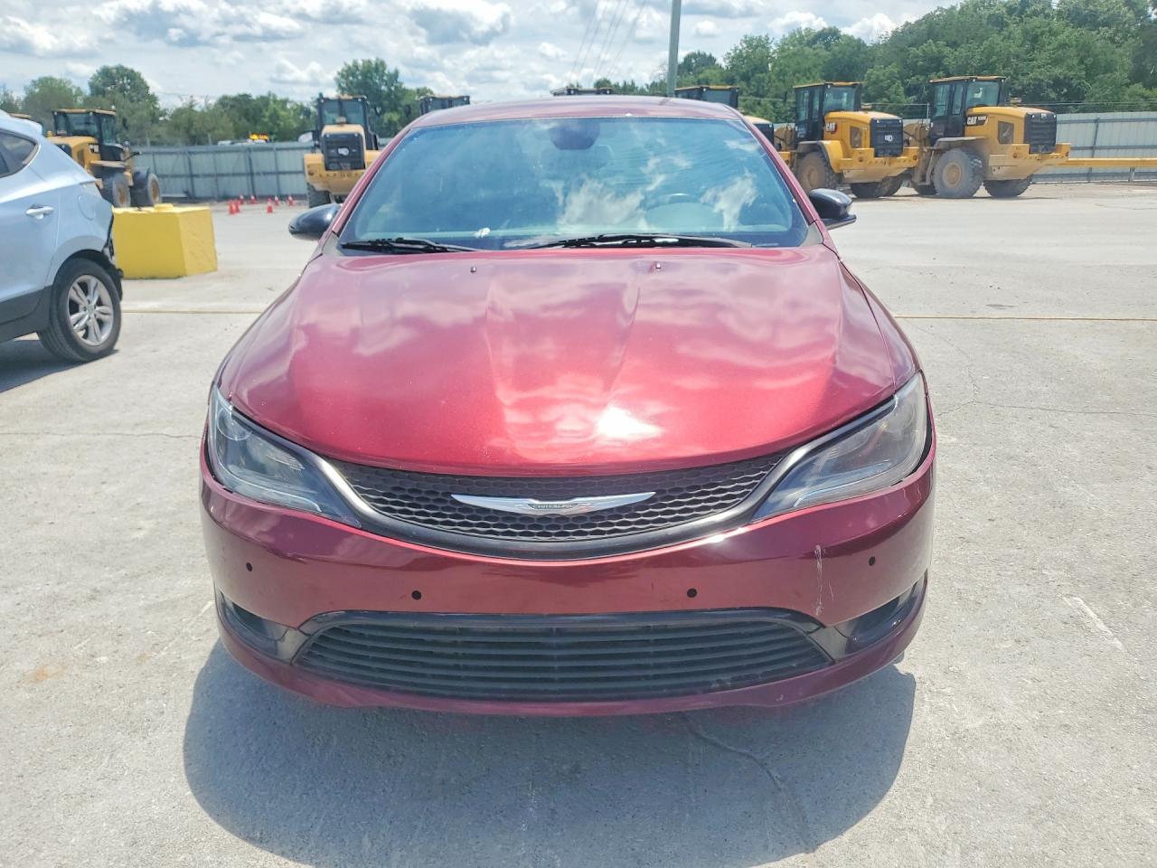 2015 Chrysler 200 S Red vin: 1C3CCCBB0FN622084