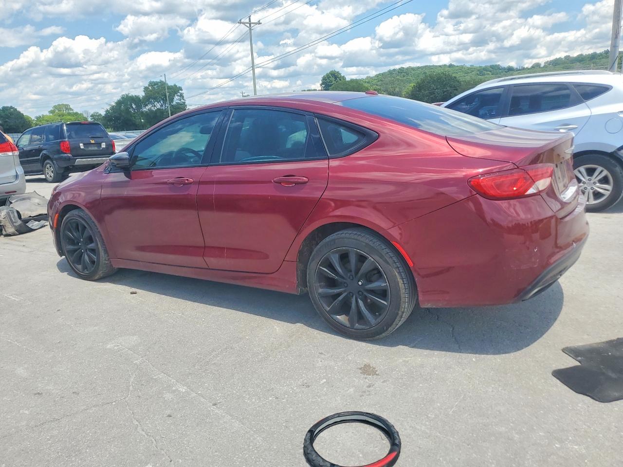 2015 Chrysler 200 S Red vin: 1C3CCCBB0FN622084