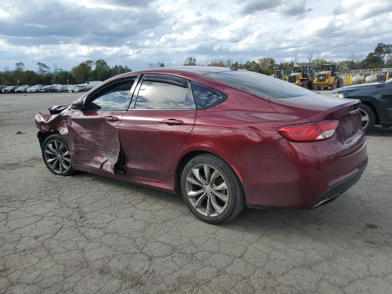 2015 Chrysler 200 S Burgundy vin: 1C3CCCBB0FN749756