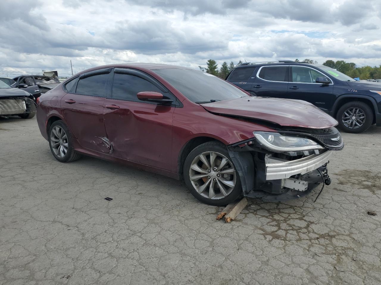 2015 Chrysler 200 S Burgundy vin: 1C3CCCBB0FN749756