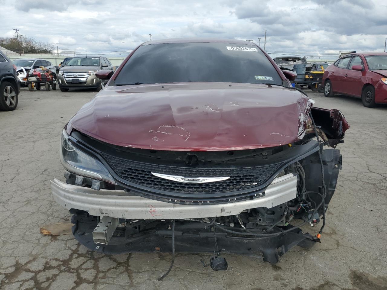 2015 Chrysler 200 S Burgundy vin: 1C3CCCBB0FN749756