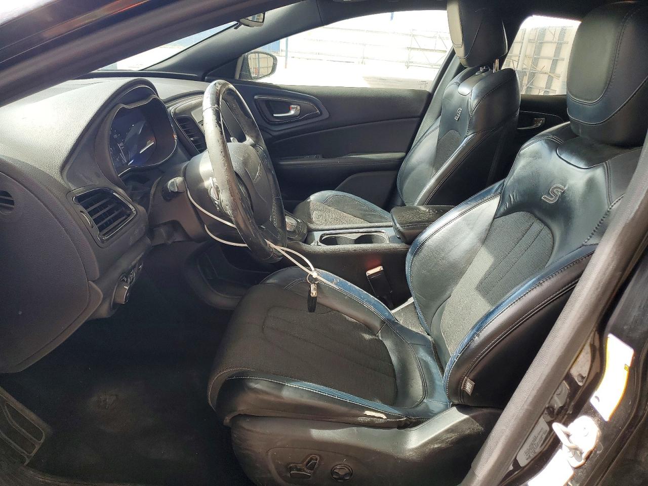2015 Chrysler 200 S Black vin: 1C3CCCBB1FN596904