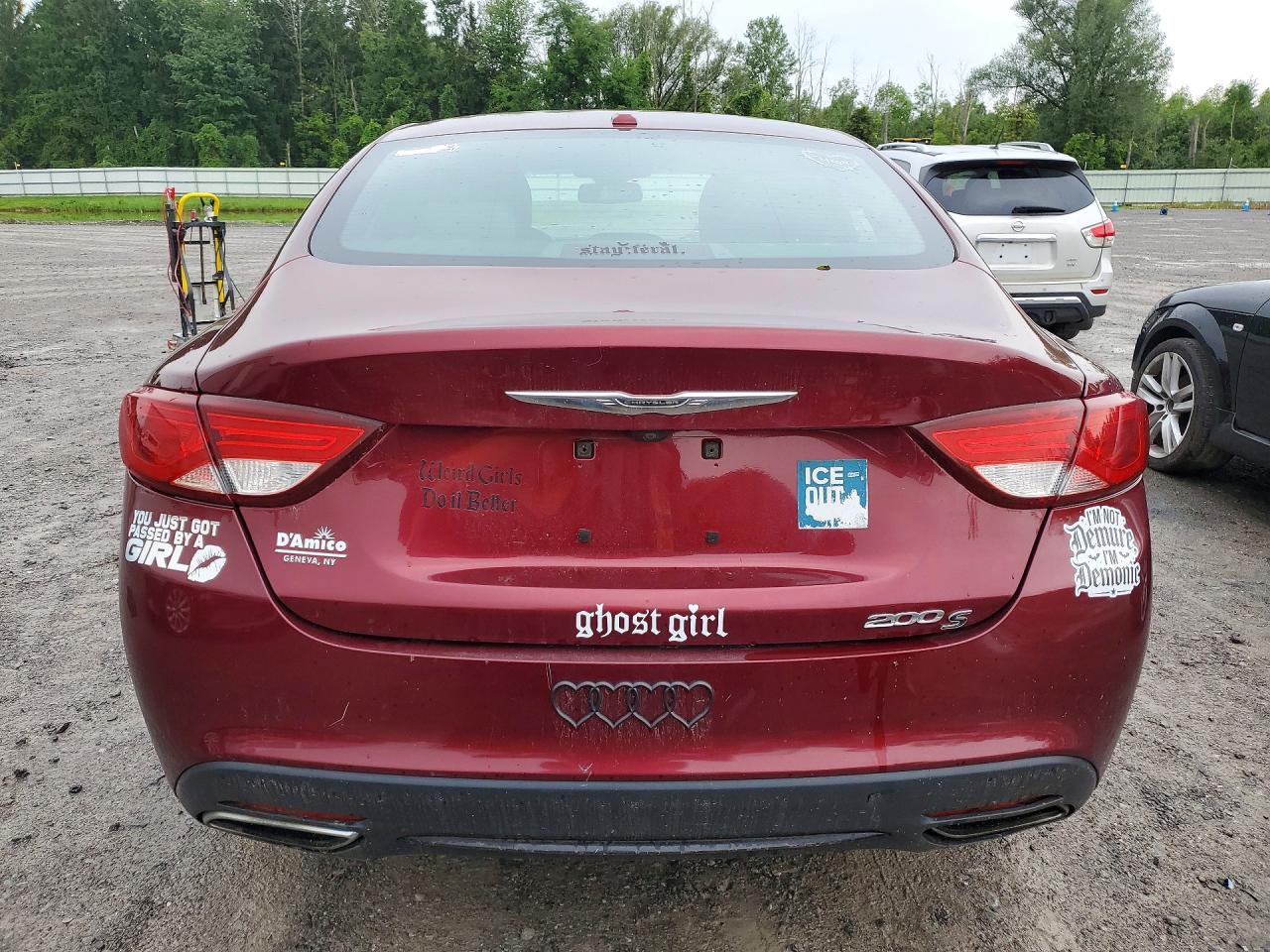 2015 Chrysler 200 S Red vin: 1C3CCCBB1FN629612