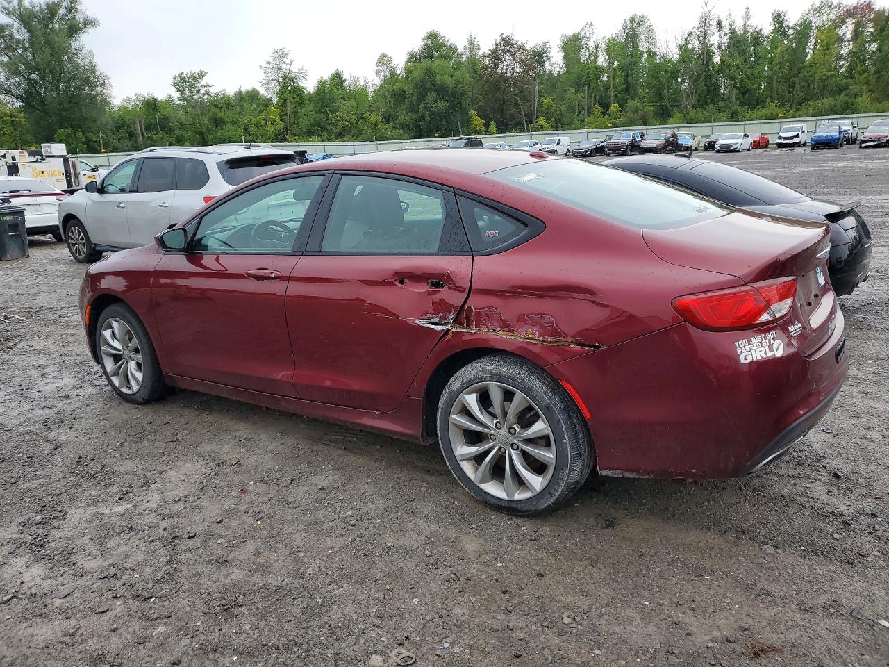 2015 Chrysler 200 S Red vin: 1C3CCCBB1FN629612