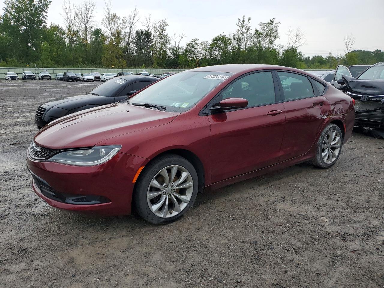 2015 Chrysler 200 S Red vin: 1C3CCCBB1FN629612