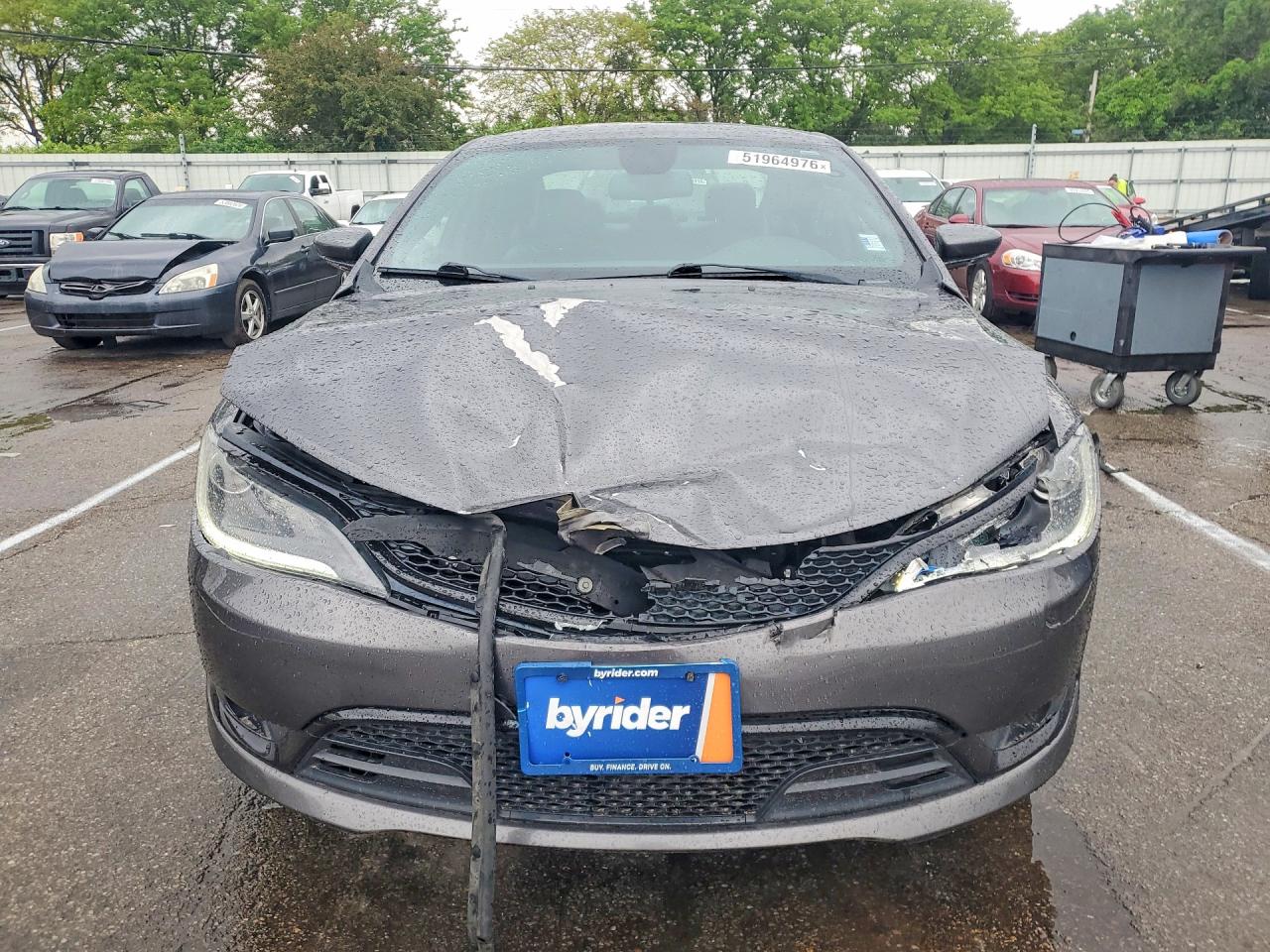2015 Chrysler 200 S Gray vin: 1C3CCCBB2FN613032