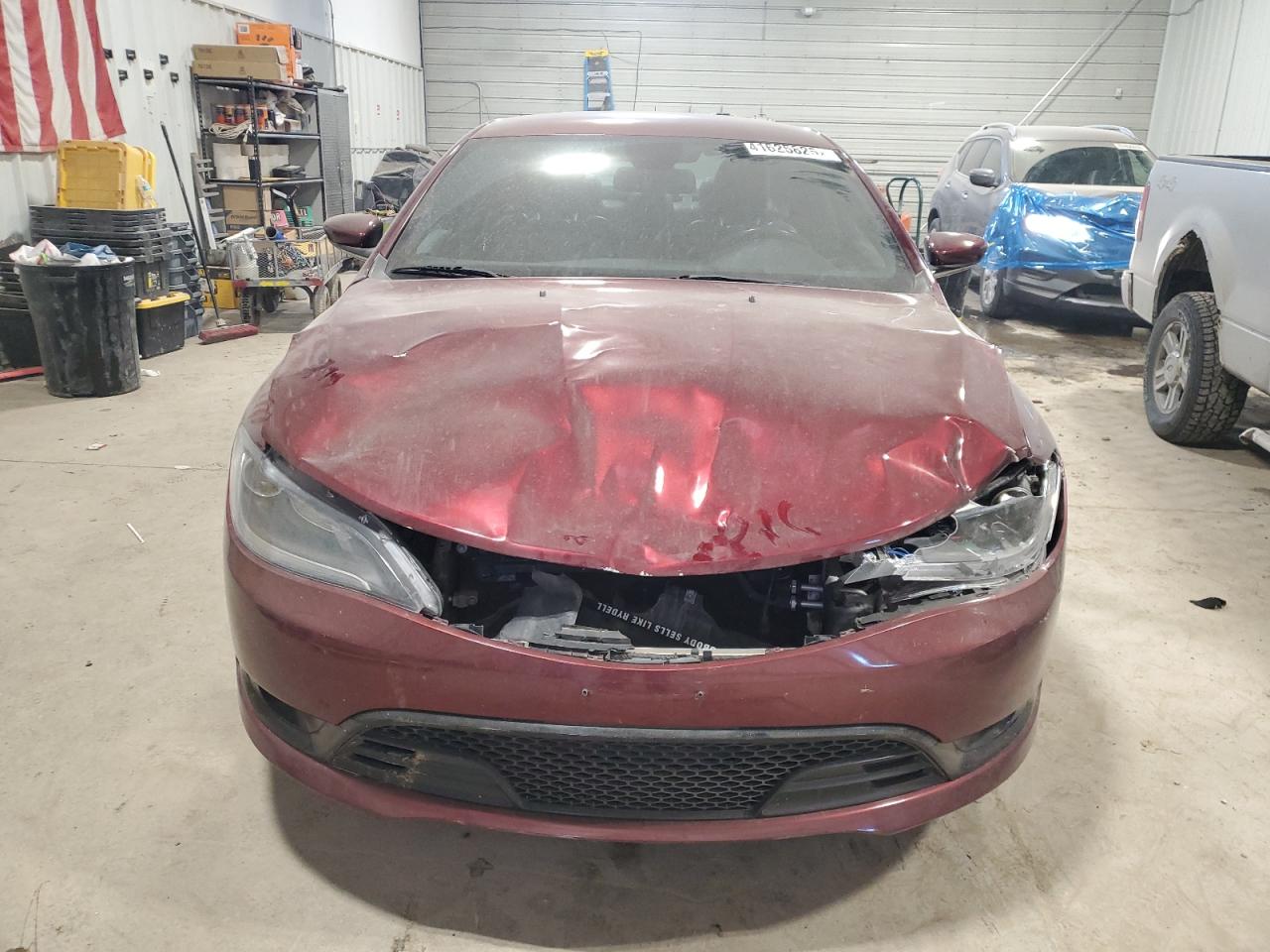2015 Chrysler 200 S Burgundy vin: 1C3CCCBB2FN629473