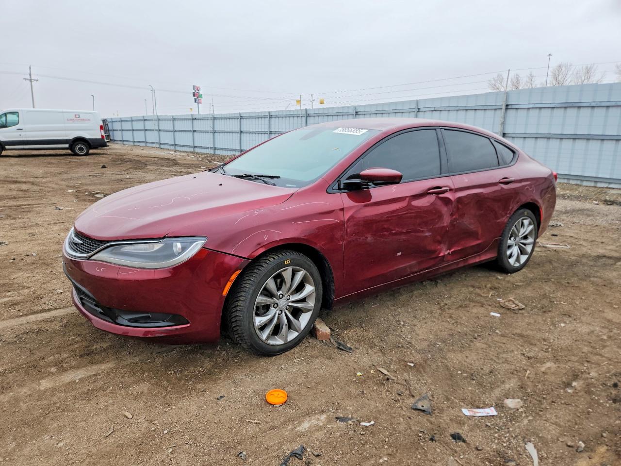 2015 Chrysler 200 S Maroon vin: 1C3CCCBB2FN629473