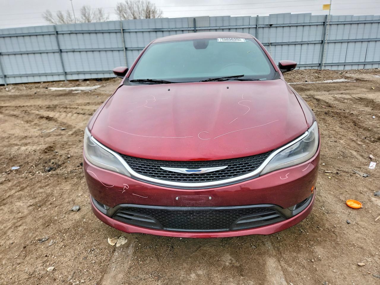 2015 Chrysler 200 S Maroon vin: 1C3CCCBB2FN629473