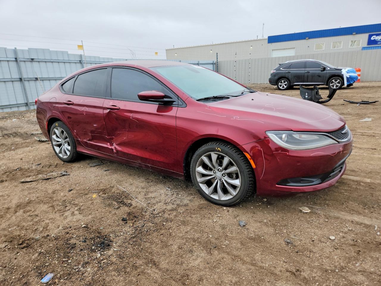 2015 Chrysler 200 S Maroon vin: 1C3CCCBB2FN629473